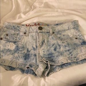 Denim shorts